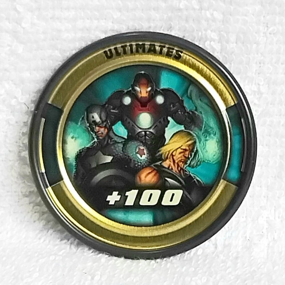 3/$25 NM/M 2011 Gold UD Ultimates 2" Marvel Slingers Medallion #80!!